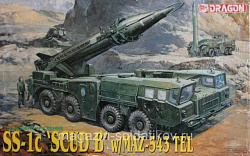 Сборная модель из пластика Д Ракетная установка SCUD B w/MAZ-543 (1:35) Dragon