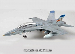 Масштабная модель в сборе и окраске Самолёт F/A-18C VWFA-225, 1:72 Easy Model