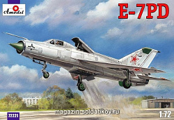 Сборная модель из пластика Е-7ПД Советский самолет Amodel (1/72)
