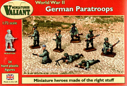 Солдатики из пластика German Paratroops, 1:72, Valiant Miniatures