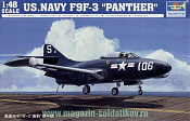 Сборная модель из пластика Самолет F9F - 3 «Пантера» 1:48 Трумпетер - фото