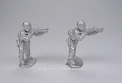 Сборные фигуры из металла Спецназовец с гранатометом (стрельба стоя), 2 фигуры, 28мм, Spectre miniatures - фото