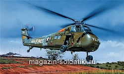 Сборная модель из пластика ИТ Вертолет UH-34J Sea Horse (1/72) Italeri