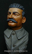 Сборная миниатюра из смолы J.V.Stalin , 1:9, Castle miniature - фото