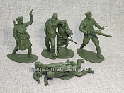 Солдатики из мягкого резиноподобного пластика Санитарки, набор 6 шт, 1/32 Soldiers. Есть - фото