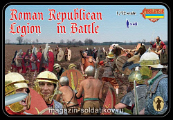 Солдатики из пластика Римский республиканский легион в сражении (1/72) Strelets