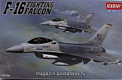 Сборная модель из пластика Самолет F-16 «Файтинг Фолкон» 1:144 Академия - фото