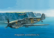 Сборная модель из пластика Немецкий истребитель Мессершмитт Bf - 109E 1:72 Моделист - фото