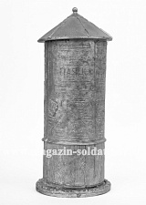 Миниатюра из олова Т25 РТ Афишная тумба, Ратник - фото