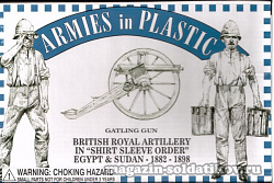 Британская королевская артиллерия. Египет, Судан, 1/32 Armies in plastic