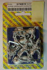 Фигурки из металла SYW В19 Конные гренадеры, персонажи (28 мм) Foundry - фото