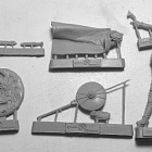 Сборная миниатюра из смолы Франкский воин, 5-6 века Н.Э., 54 мм, Chronos miniatures