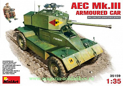 Сборная модель из пластика Британский бронеавтомобиль AEC Mk.III MiniArt (1/35)
