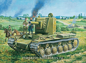 Сборная модель из пластика Тяжелый танк КВ-2 обр.1940 (152мм пушка) (1/35) Восточный экспресс - фото