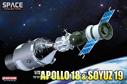 Д Космический корабль APOLLO 18 + СОЮЗ 19 (1/72) Dragon