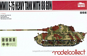 Сборная модель из пластика Germany WWII E-75 Heavy Tank with 88 gun, (1:72), Modelcollect - фото
