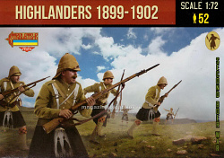 Солдатики из пластика Highlanders in Attack 1899-1902 (1/72) Strelets