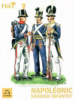 Солдатики из пластика Swedish Infantry, (1:72), Hat