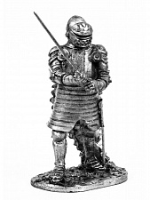 Миниатюра из олова 810 РТ Рыцарь 1440 год, 54 мм, Ратник - фото