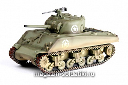 Масштабная модель в сборе и окраске Танк M4A3, Нормандия, 1944 г. (1:72) Easy Model