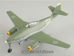 Масштабная модель в сборе и окраске Cамолёт Me-262A-2a, 1/KG(J)54, 1:72 Easy Model