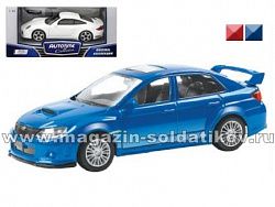 Масштабная модель в сборе и окраске «Subaru WRX STI», 1:43, Autotime