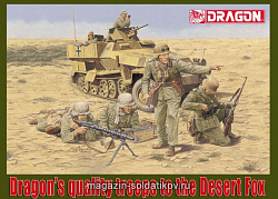 Сборные фигуры из пластика Д Солдаты AFRIKA KORPS PANZERGRENADIER (EL ALAMEIN 1942) (1/35) Dragon