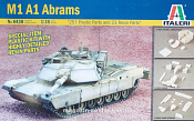 Сборная модель из пластика ИТ Танк M1 A1 Abrams (1/35) Italeri - фото