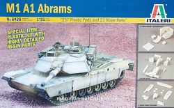 Сборная модель из пластика ИТ Танк M1 A1 Abrams (1/35) Italeri