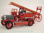 Масштабная модель в сборе и окраске Пожарная машина «Dennis N Type » 1921 г., 1/43 Yat Ming - фото