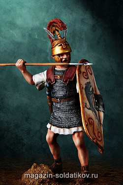 Сборная миниатюра из металла Римский воин,II век до н.э. (54мм) Soldiers of Fortune