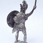 Миниатюра из олова Спартанский царь Леонид, 430 г. до н.э., 54 мм, Россия