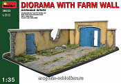 Сборная модель из пластика Диорама с воротами фермы MiniArt (1/35) - фото