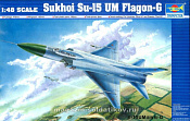 Сборная модель из пластика Самолет SU-15 UM Flagon G 1:48 Трумпетер - фото