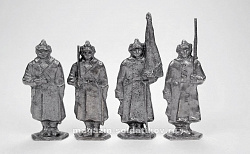 Солдатики из металла Красноармейцы, набор из 4 шт, Иван и Ко