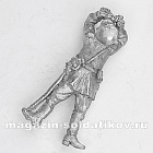 Сборная фигура из металла Офицер с биноклем лежа, 1918-1922 гг. 28 мм, Figures from Leon