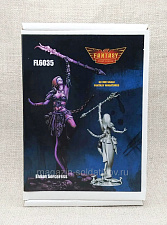 Сборная миниатюра из смолы Elvian Sorceress, First Legion - фото