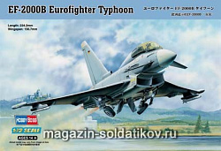 Сборная модель из пластика Самолет EF-200B Eurofighter Typhoon (1/72) Hobbyboss