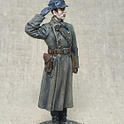 Лейтенант артиллерии РККА 1939-40 гг, 54 мм, в росписи (430-053) (430-053)