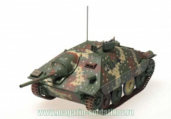 Масштабная модель в сборе и окраске Танк Hetzer (MID PROD) H.Pz.Jg.Abt.741, Western Front, Sept. 1944, Panzerstahl