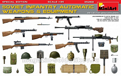 Сборная модель из пластика Советское пехотное автоматическое оружие и снаряжение MiniArt (1/35)