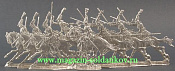 Миниатюра из металла Прусские кирасиры в атаке. Наполеоновские войны 1806-10 гг. 30 мм, Berliner Zinnfiguren - фото