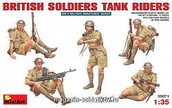 Сборные фигуры из пластика Британский танковый десант MiniArt (1/35)