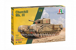 Сборная модель из пластика ИТ Танк Churchill Mk. III, 1:72, Italeri