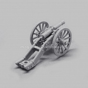Сборная миниатюра из смолы 4-фунтовое орудие системы Грибоваля, 28 мм, Аванпост - фото