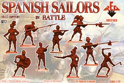Солдатики из пластика Испанские моряки в бою, XVI-XVII вв.. (1:72) Red Box
