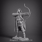 Сборная миниатюра из смолы Северные охотники на драконов, 75 мм, Altores studio,