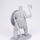 Сборная миниатюра из смолы Древнерусский воин, 54 мм, Солдатики Публия
