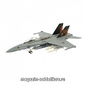 Сборная модель из пластика Самолет F/A-18D Hornet «Wild Weasel», (1:144), (3) Revell - фото