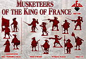 Солдатики из пластика Musketeers of the King of France (1/72) Red Box - фото